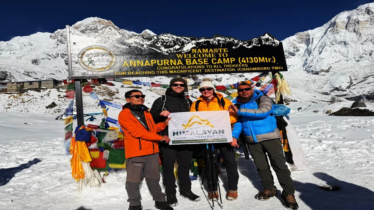 Annapurna Base Camp Trek return by Heli