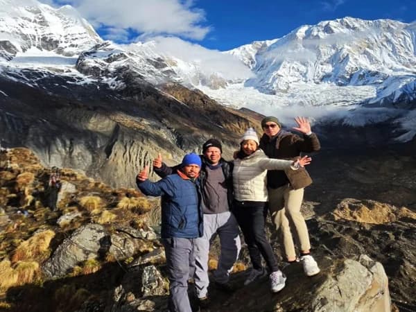Annapuran Base Camp Trek Return Heli
