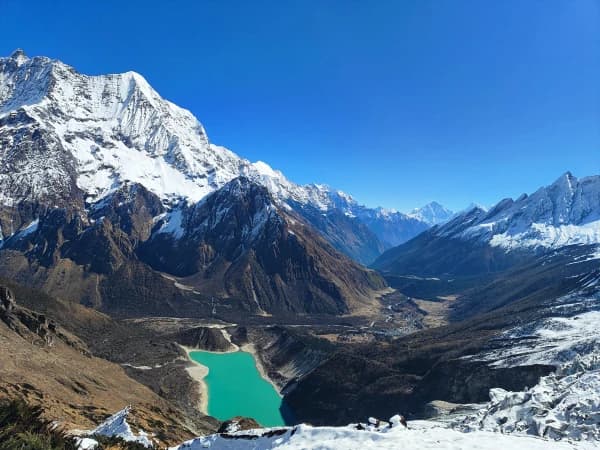 Birendra Lake View From Maanslu Base Camp
