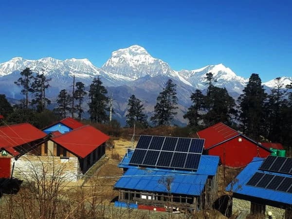 Dhaulagiri View From Mohare Danda