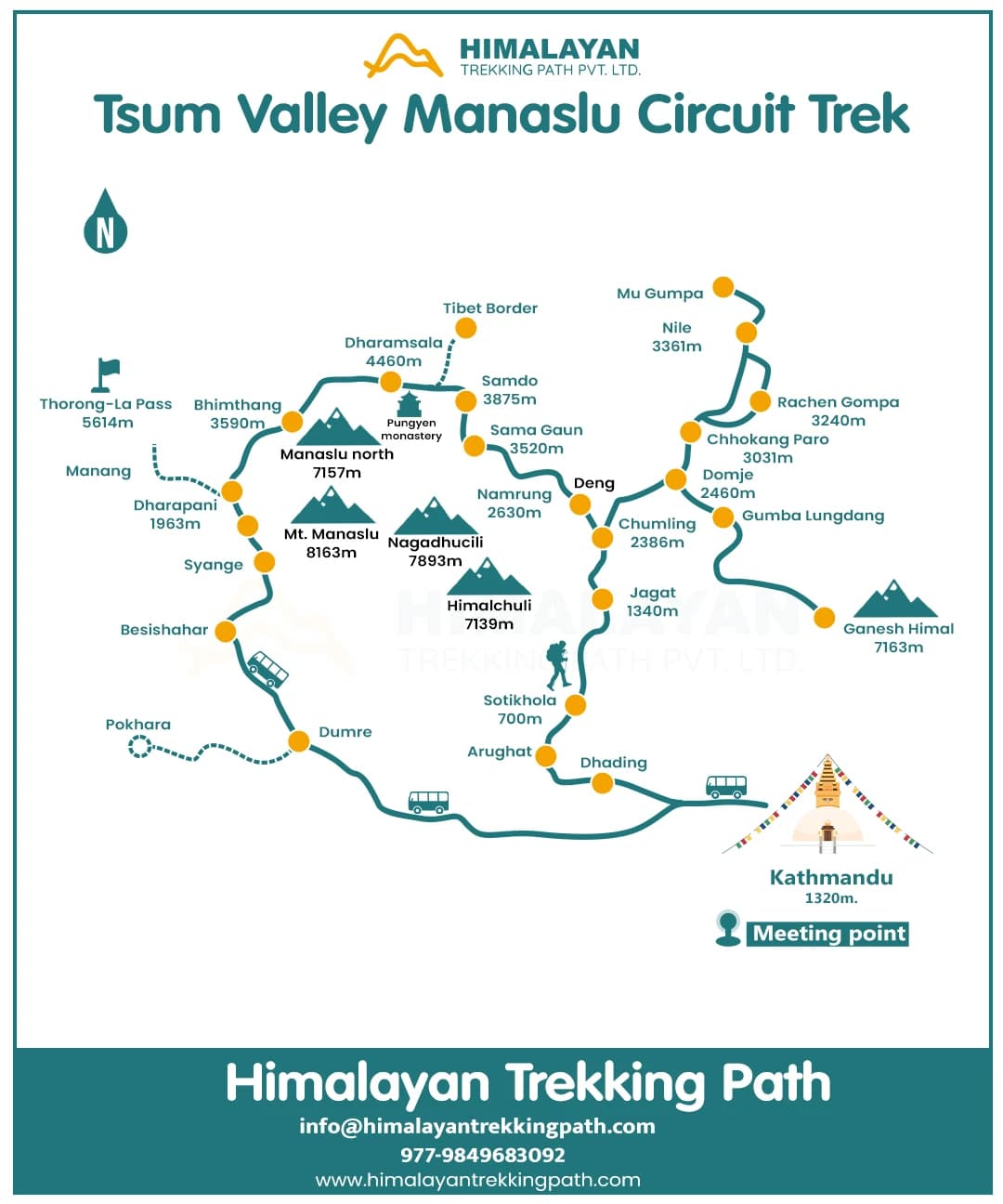 Tsum Valley Trek : 13 Days Package & Cost